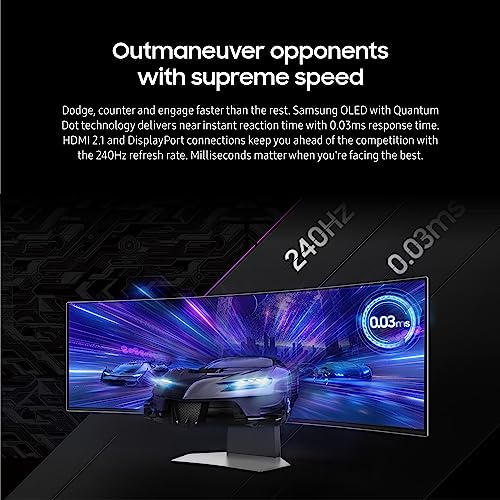 SAMSUNG 49" Odyssey OLED G9 Smart Gaming Monitor