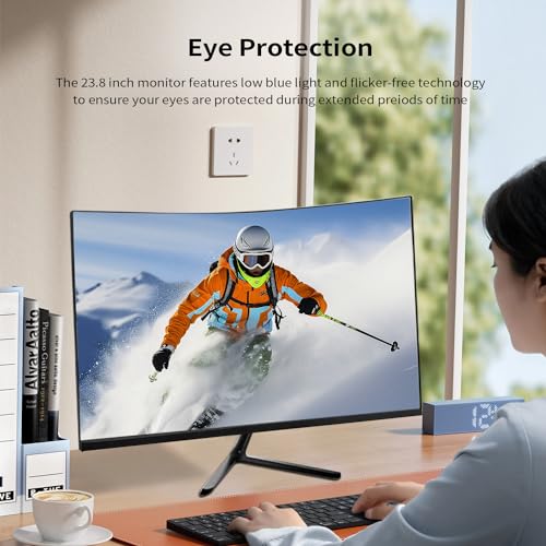 23.8" Curved FHD Monitor with HDR & 1ms Response