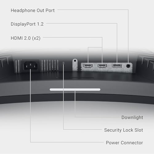 Dell 27" QHD Curved Gaming Monitor, 165Hz