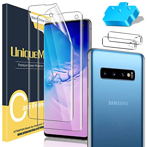 UniqueMe 2-Pack Flexible TPU Screen & Lens Protectors