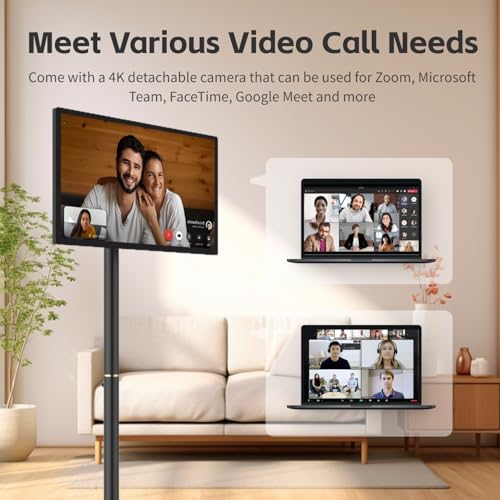 32" Portable Smart TV with 4K Camera & Battery