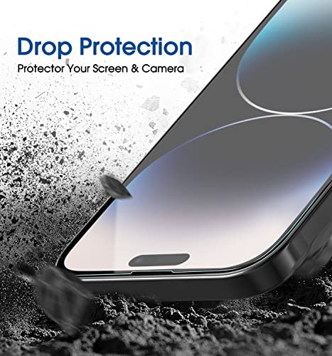 amFilm Tempered Glass Screen Protector for iPhone 14 Pro Max