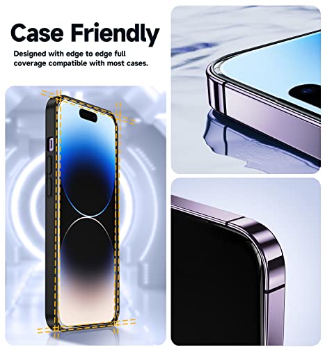 MAGIC JOHN iPhone 14 Pro 2-Pack Screen Protectors