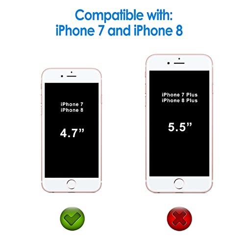 JETech iPhone 7/8 Tempered Glass Screen Protectors