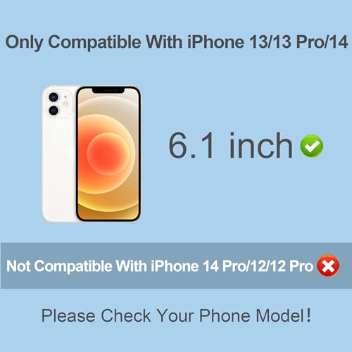 PAPIKISS Privacy Screen Protector for iPhone 13/14