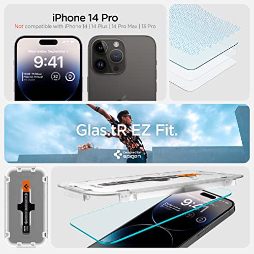 Spigen GlasTR EZ FIT Tempered Glass for iPhone 14 Pro