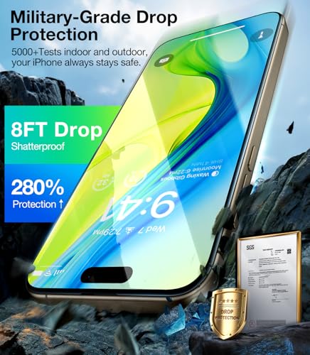 iPhone 15 Pro Max 9H+ Privacy Screen Protector