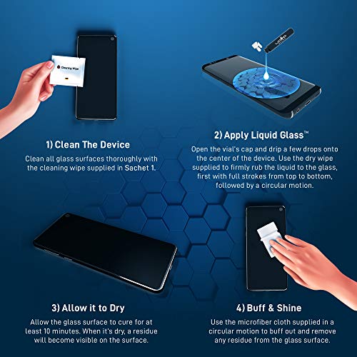 Liquid Glass Screen Protector for Smartphones and Tablets