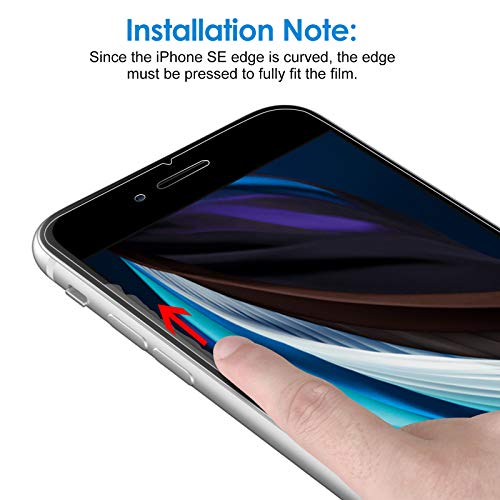 JETech Tempered Glass Screen Protector for iPhone SE