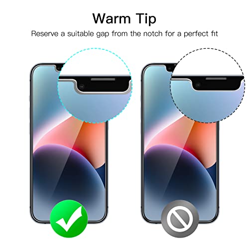 JETech Tempered Glass Screen Protector for iPhone 14