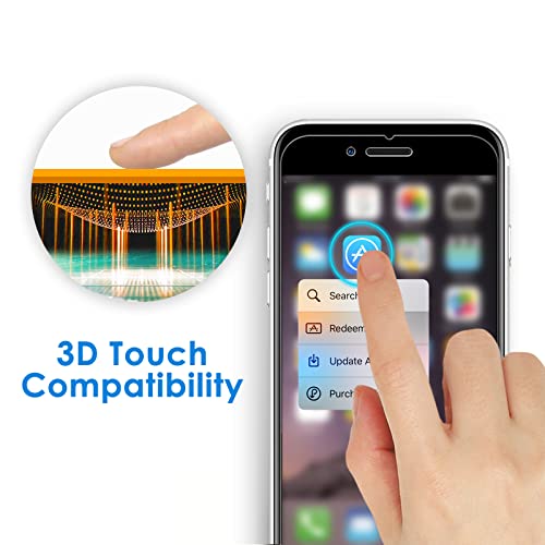 JETech Tempered Glass Screen Protector 3-Pack for iPhone