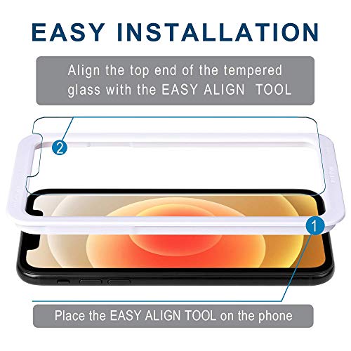Arae iPhone 12/Pro HD Tempered Glass Screen Protectors