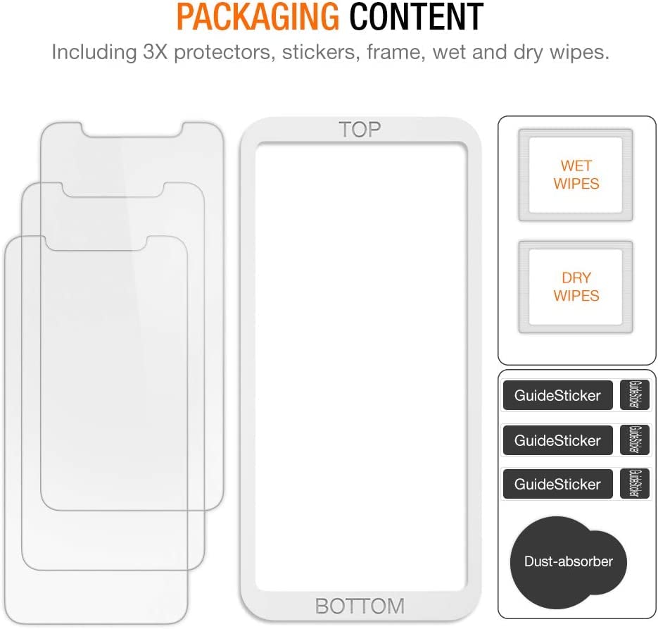 Trianium iPhone 11/XR Tempered Glass Screen Protector 3-Pack