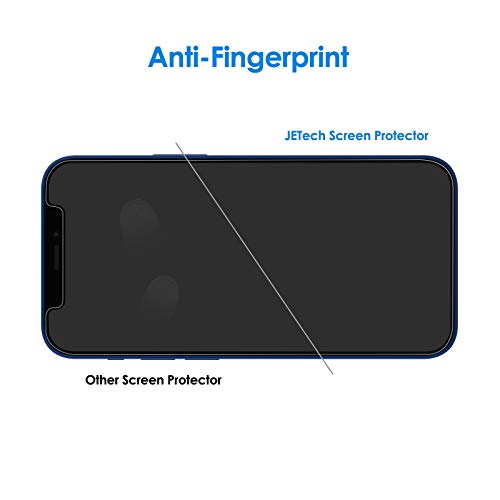 JETech Tempered Glass Screen Protector for iPhone 12 3-Pack