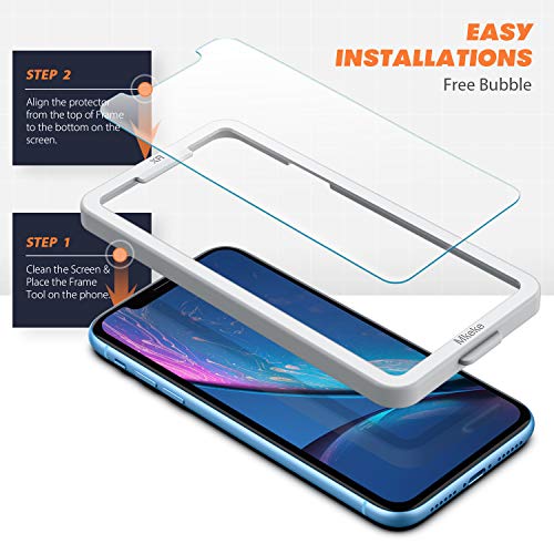 Mkeke 3-Pack Tempered Glass Screen Protector for iPhone