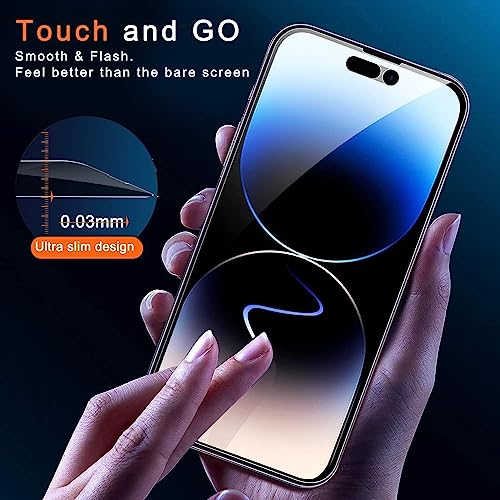 Ferilinso iPhone 14 Pro Privacy Screen Protector Pack
