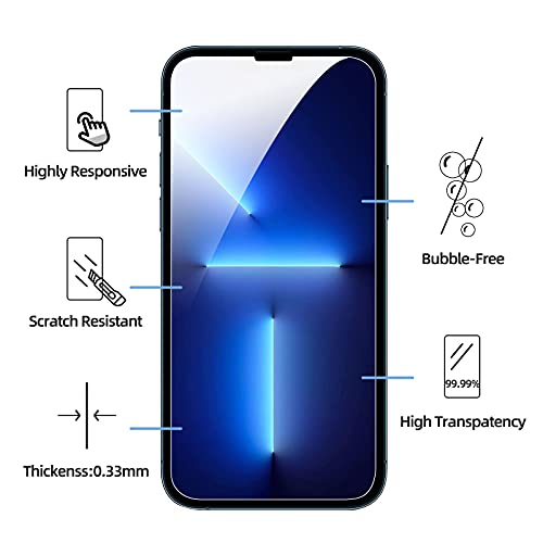 3-Pack Tempered Glass Screen Protectors for iPhone