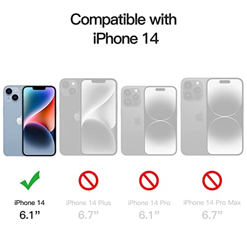 JETech iPhone 14 Privacy Screen Protector 2-Pack