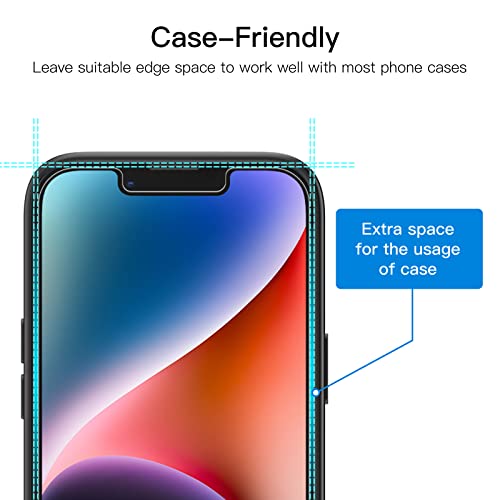 JETech iPhone 14 Privacy Screen Protector 2-Pack