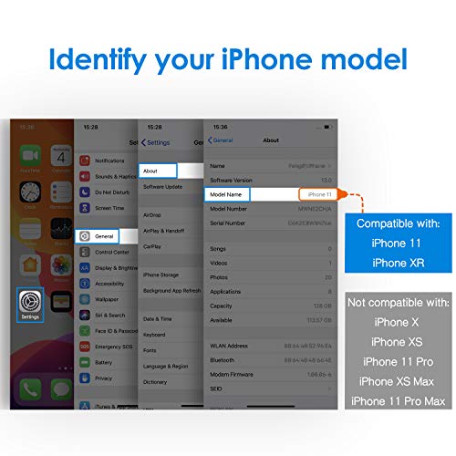 JETech 2-Pack Tempered Glass Screen Protector for iPhone