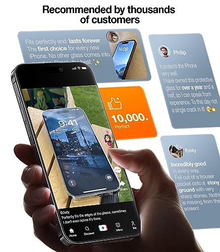 UltraGlass 9H+ Military Grade Screen Protector for iPhone 15 Pro Max