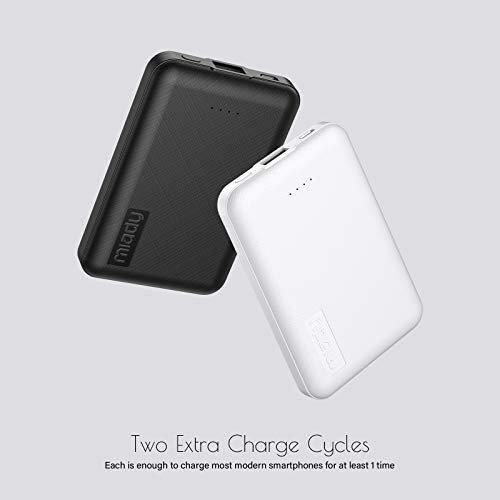 Miady Mini Portable 5000mAh Power Bank Duo