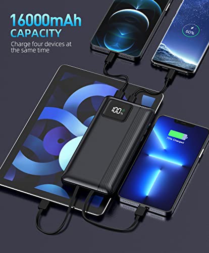 16000mAh Fast Charger Power Bank with LED Display