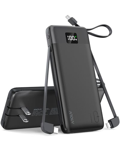 ANOUV 10000mAh Fast Charging Portable Power Bank