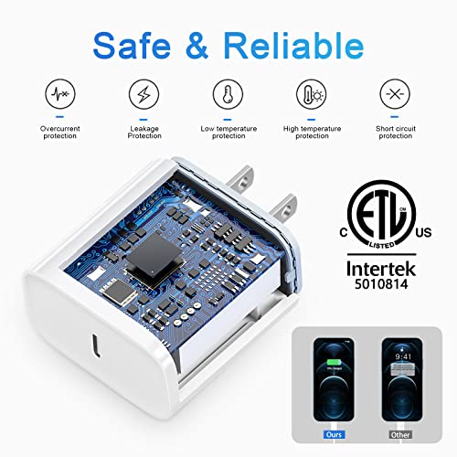 AISNI 20W Fast Charger for iPhone 13 14 Bundle