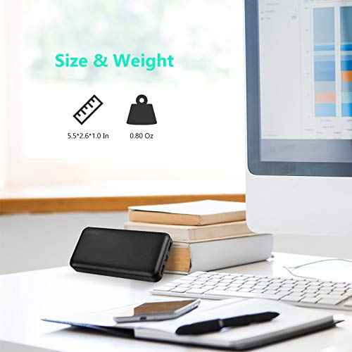 Miady 20000mAh Dual USB Portable Power Bank