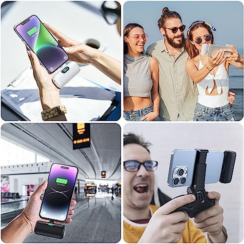 2-Pack Mini Portable Charger for iPhone 5000mAh