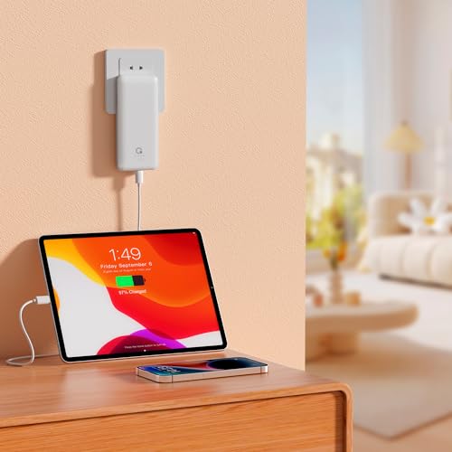 Q Portable 10000mAh Slim Power Bank with Cables