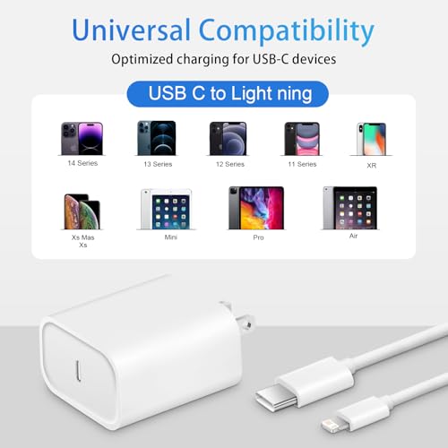 AISNI 20W Fast Charger for iPhone 13 14 Bundle