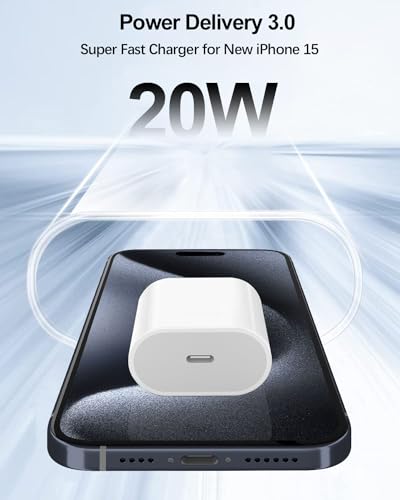 20W USB C Fast Charger & 6.6ft Cable