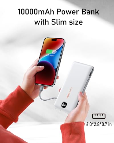 VEEKTOMX 10000mAh Fast Charging Portable Power Bank