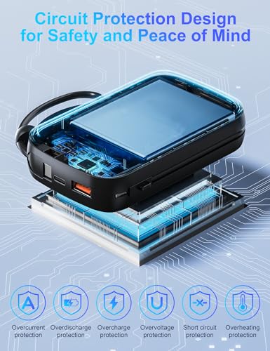 16000mAh PD Fast Charging Power Bank - Black