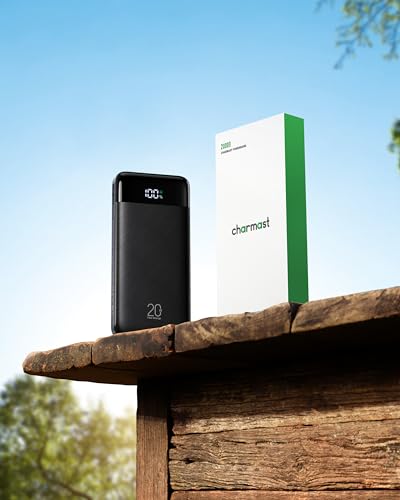 Charmast 20000mAh Fast Charging Power Bank with Cables