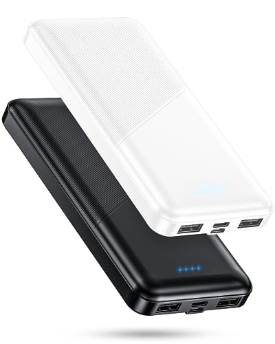 Feeke 15000mAh Dual USB Power Bank - 2 Pack