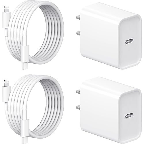 iPhone Fast Charger USB-C Wall Charger 2-Pack
