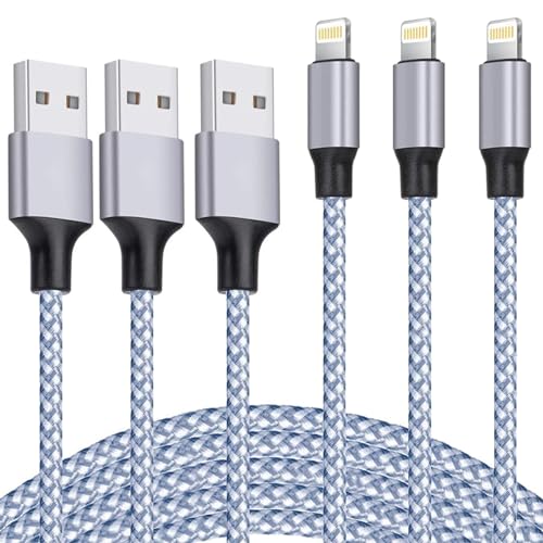 DAZHWA 3-Pack Lightning Fast Charger Cables