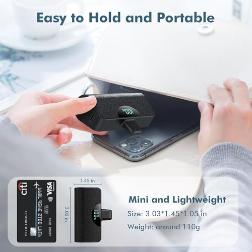 Compact 5200mAh Power Bank for iPhone Devices