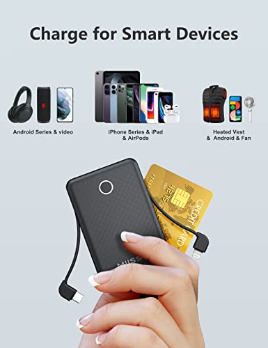 Miisso Card-Sized 6000mAh Ultra Slim Power Bank