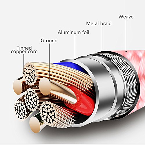 MFi Certified Nylon Braided iPhone Charger 4-Pack