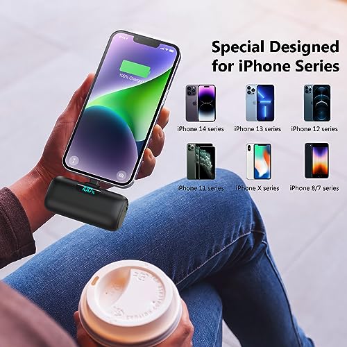 2-Pack Mini 5000mAh Fast Charging Power Banks