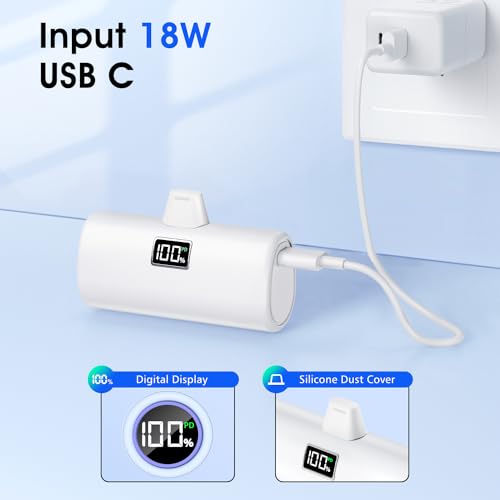 JEJILL 6000mAh Fast Charging Portable Phone Charger