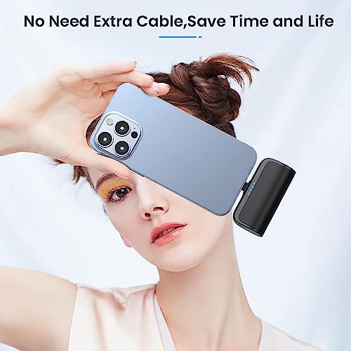 2-Pack Mini 5200mAh Portable Charger for iPhone