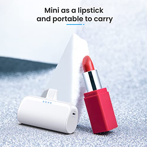 2-Pack Mini 5200mAh Portable Charger for iPhone