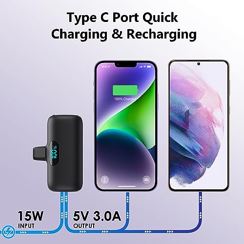 2-Pack Mini 5000mAh Fast Charging Power Banks