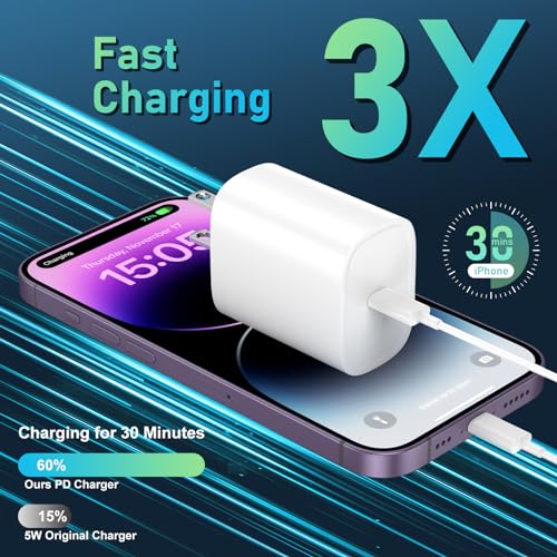 MFi Certified 10FT Lightning Fast Charger Kit