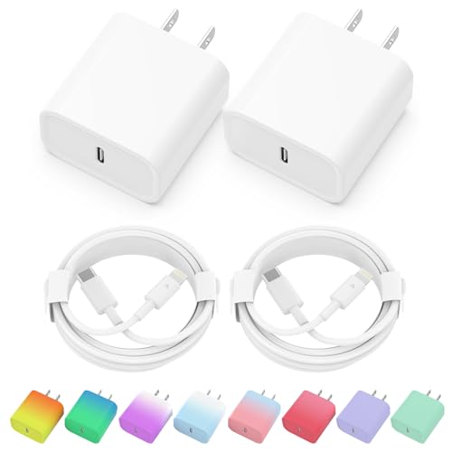 20W USB-C Fast Charger with 6FT Lightning Cables